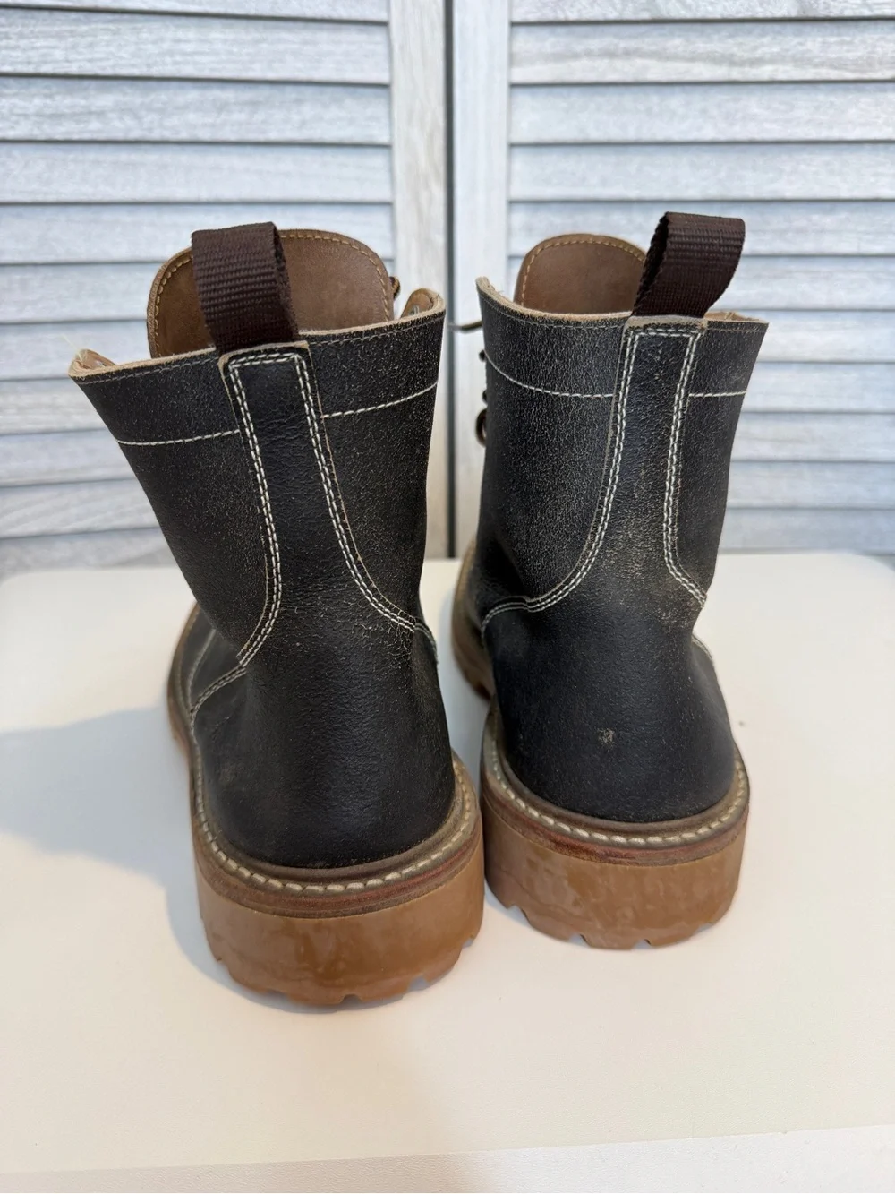 Thursday Boot Company Hero Men’s 12.5 Leather Lug Sole Lace Up Boots